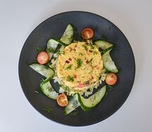 Омлет с тофу