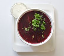 Красный борщ