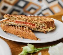 Гриль-чиз с лососем