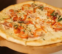 Пицца курица-бекон