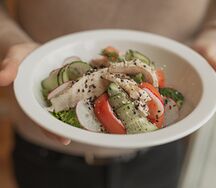 Микс с курицей