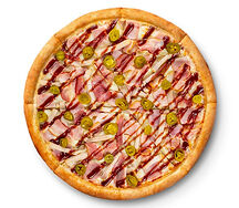 Пицца Барбекю с халапеньо 30см тонкая