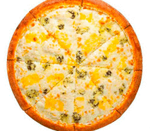 Пицца Четыре сыра 40см тонкая