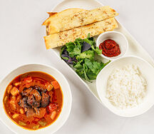 Салуна с томленым ягненком и рисом басмати