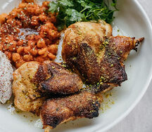 Цыпленок с пряным нутом