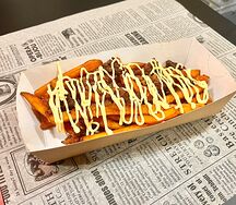 Батат с беконом