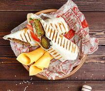 Фалафель в лаваше по-итальянски