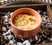 Каша Дружба на кокосовом молоке со сгущенкой