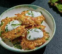 Драники картофельные с беконом