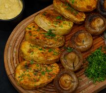 Картофель на костре 