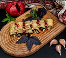 Рулетики из баклажанов