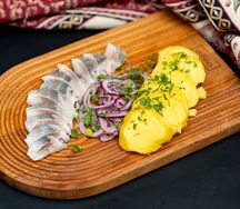 Сельдь с картофелем 