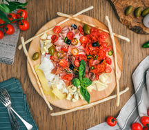 Сырная и мясная закуска