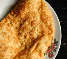 Чебурек с сыром и зеленью