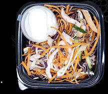 Салат витаминный с копченой курицей и майонезом