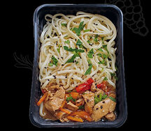 Удон со cвинoй вырезкой и овощами