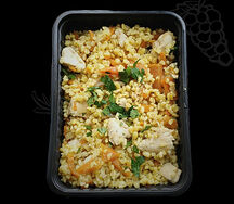 Плов из булгура с куриным филе