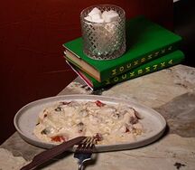 Печеные перцы с соусом тоннато