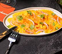 Севиче лосось и манго