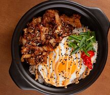 Жареная свинина кимчи