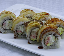 Запеченный ролл Гриль