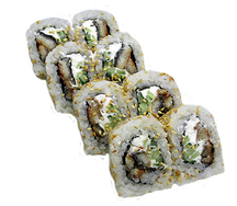 Ролл Калифорния с угрем и филадельфией