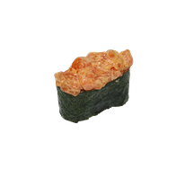 Острые суши с лососем