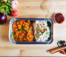 Овощное карри с рисом