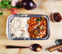 Чхоле Чавал: нутовый горох с рисом