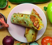 Индийские Мега роллы Баттер Чикен Ролл