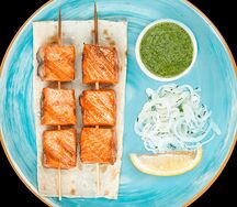 Шашлык из лосося