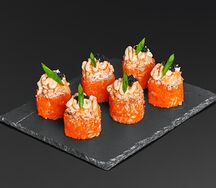 Запеченный с соусом барбекю