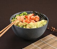 Поке с креветками