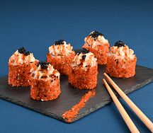 Шичими с тартаром из креветок