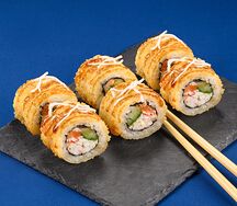 Ассорти Темпура кани, сяке, эби