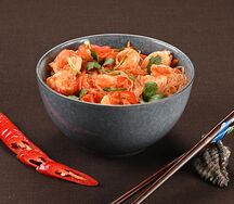 Фунчоза с креветками