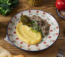 Бефстроганов из телятины