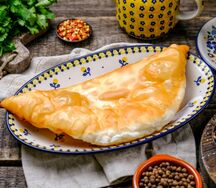 Чебурек с говядиной и свининой