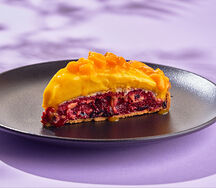 Тарт Манго-маракуйя с пьяной вишней