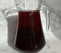 Домашний морс из черной смородины