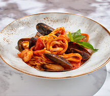 Спагетти с морепродуктами