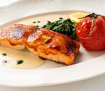 Стейк из лосося