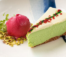 Чизкейк фисташковый