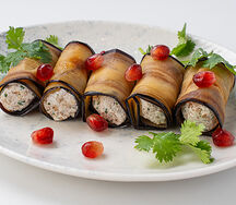 Рулетики из баклажанов