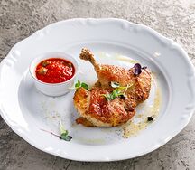 Половина фермерского цыпленка