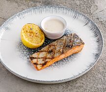 Стейк из лосося