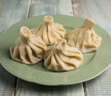 Я Хинкали с говядиной и зеленью