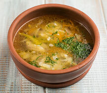 Я Куриный суп с домашней лапшой