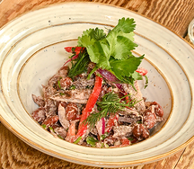 Я Салат с фасолью и говядиной