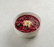 Борщ со сметаной